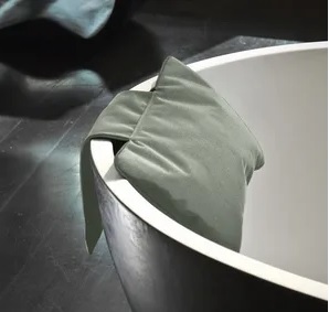 LOFT NKH vannipadi vasturaskusega- valge, must, hallikasroheline